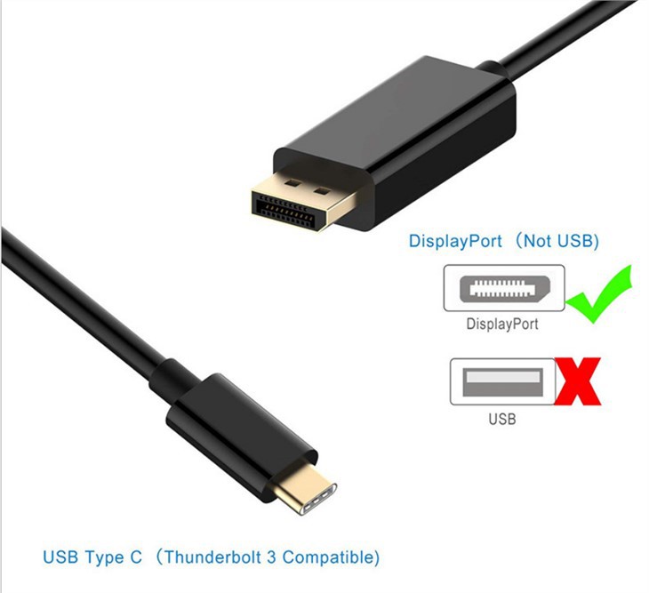 USB C To Displayport Cable 8k 60HZ