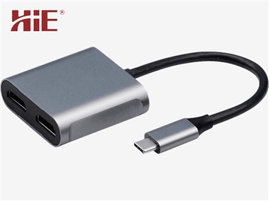 Przejściówka USB-C na Duo-HDMI
